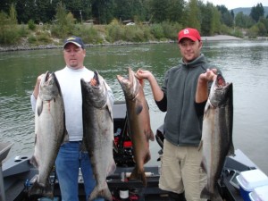 Fall Salmon Fishing on the Cowlitz River