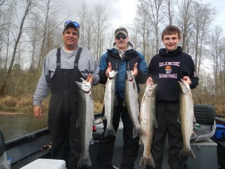 Nice catch of Cowlitz River Winter Steelhead